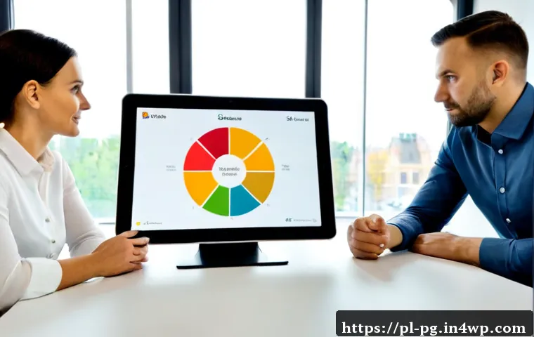 Home 30 BB 세일즈 프로세스 개선을 위한 디지털 마케팅 활용법 - Photorealistic modern B2B sales strategy meeting in a bright Warsaw office, diverse Polish business ...